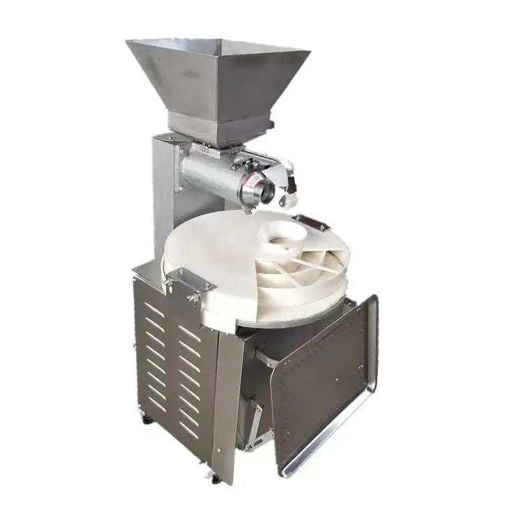 Automatic Electric Dough Ball Molding Round Cutter Maker Dough Divider Roller Machine With Motor High Productivity 60pcs/Min