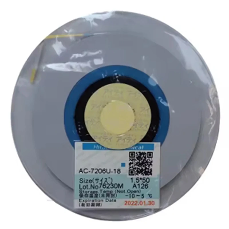 أحدث تاريخ ACF COF الشريط لإصلاح LCD AC-7206U-18 موصل الغراء فيلم شاشة عرض التلفزيون الشريط هي إصلاح LCD خصيصا