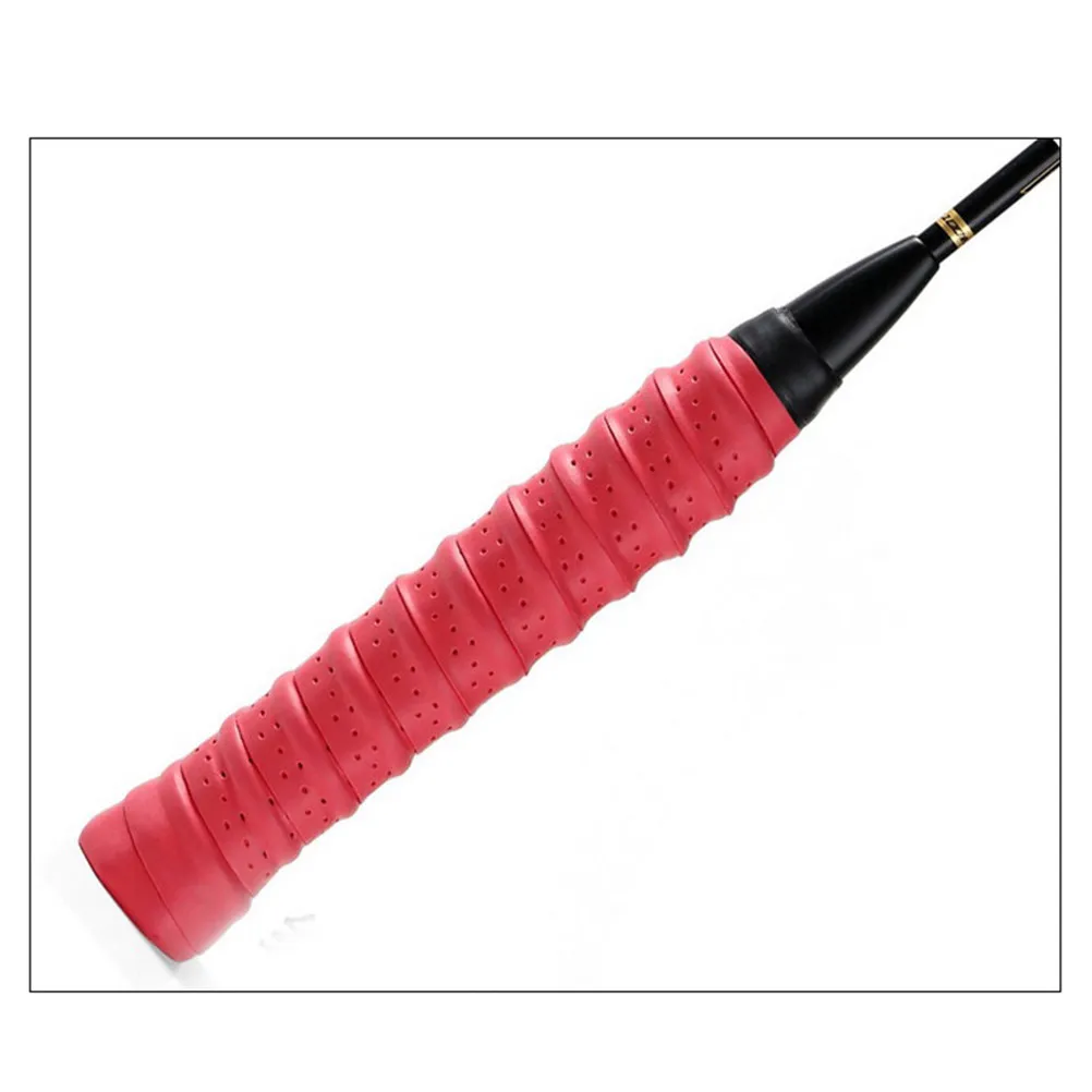 

10 шт. противоскользящей мягкой полиуретановой ленты для обмотки рукоятки ракетки для улучшения сцепления при игре в теннис, бадминтон и других видах спорта на открытом воздухе