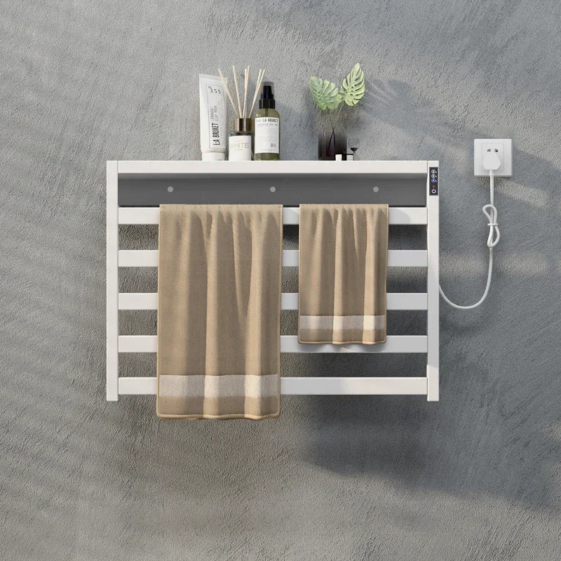 

Электрическая сушилка для полотенец премиум-класса для ванной комнаты, бытовая, из углеродного волокна, интеллектуальная постоянная температура без перфорации