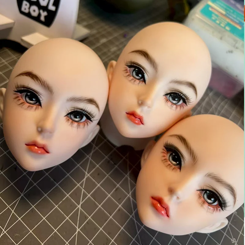 New 1/3 Doll\'s Head with Handmade Makeup 60cm Doll\'s Accessories Dress Up Toys for Children