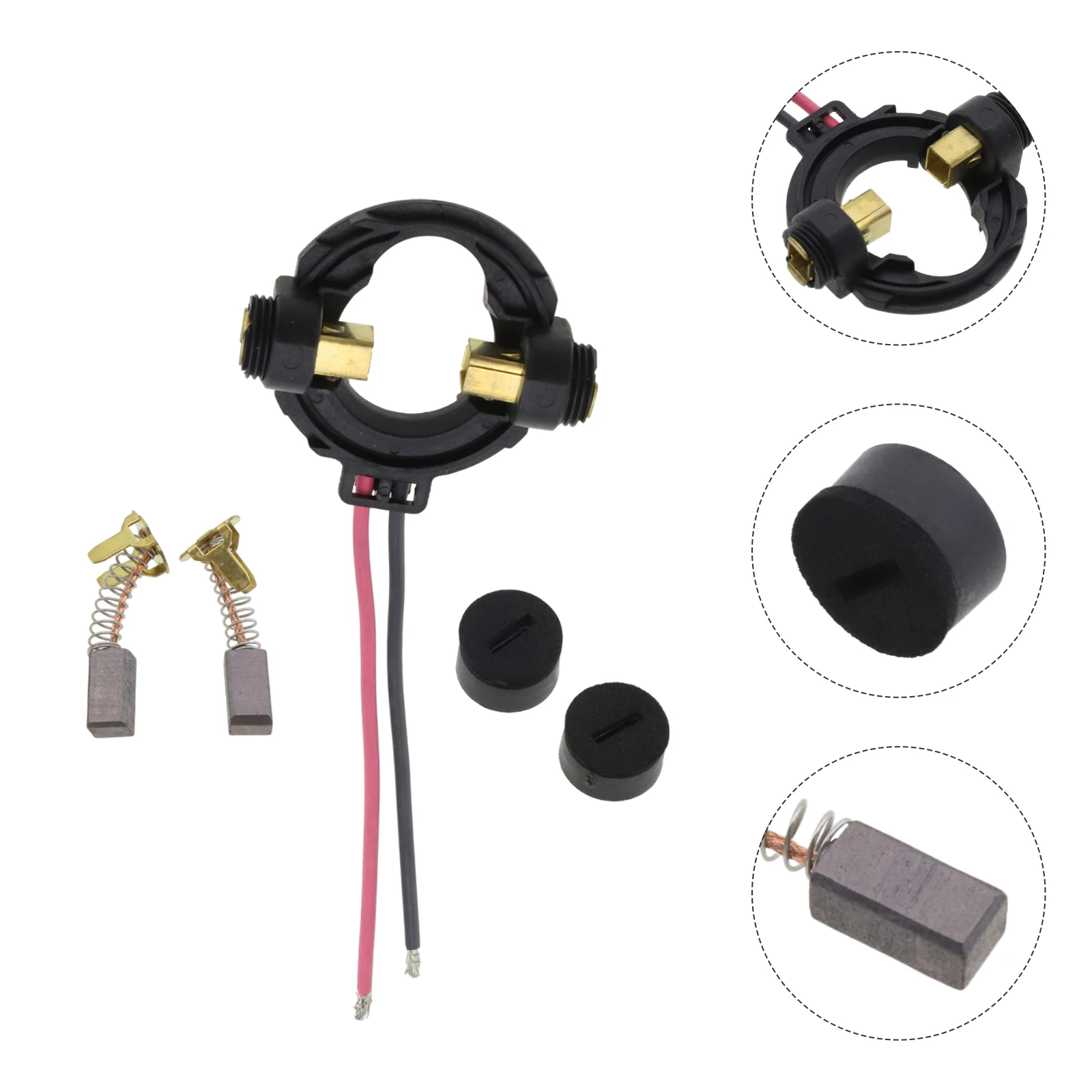 Set di ricambio per spazzole di carbone e tappo di supporto 328202 334696 per G18DSL G18DL DV18DSDL DV18DL2 DS18DSDL DS18DL2