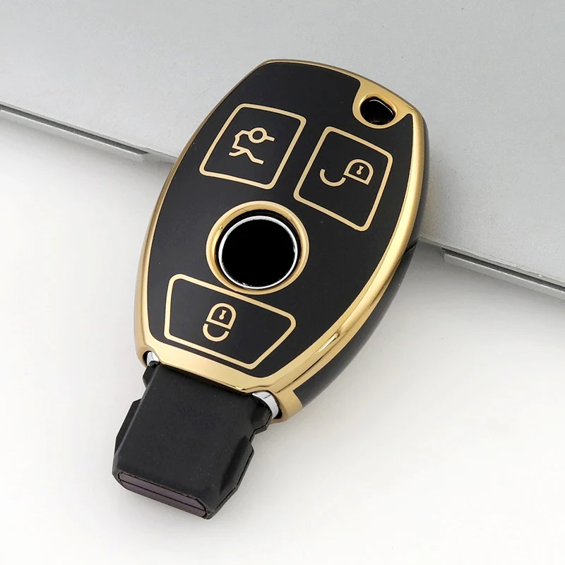 TPU Car Smart Key Case Cover for Mercedes Benz GLS GLA GLK GLC CLS CLA W204 W221 W212 W205 W176 W463 A C E S Class Shell Fob