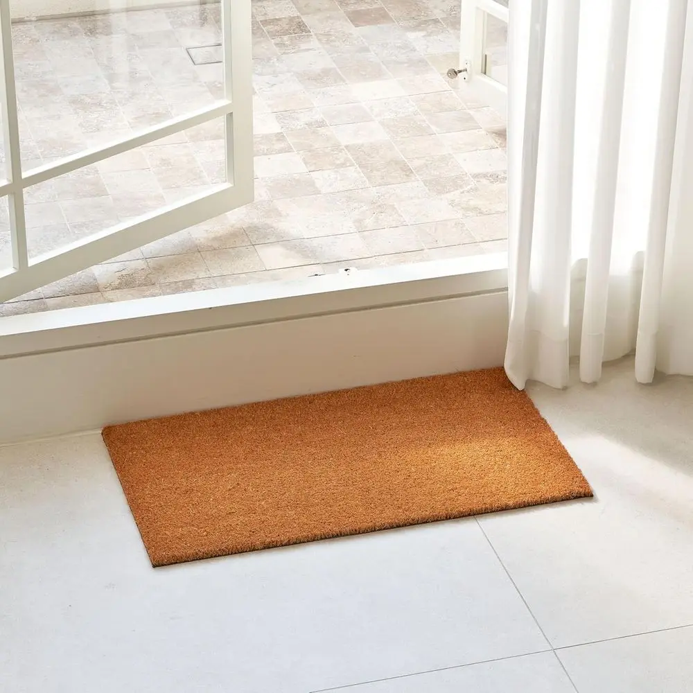 Durable Entrance Door Mat, 17 x 30, Heavy-Duty Backing, Plain Welcome Mat (1 Pack)