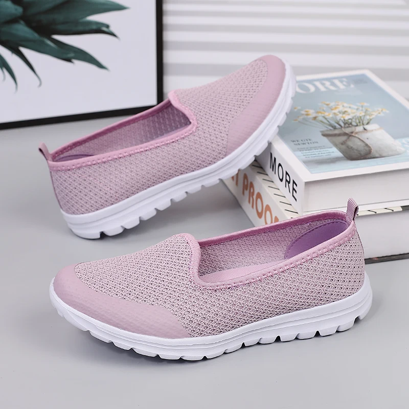 Sepatu setengah jala Slip On musim panas untuk pria wanita sandal ringan nyaman bersirkulasi ukuran besar 47 48 untuk dropship