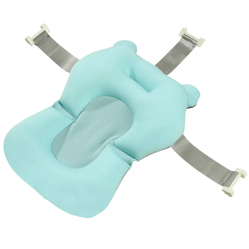 A21Q -Baby Shower Bath Tub Pad Non-Slip Bathtub Seat Support Mat Safety Security Bath Support Cushion Foldable Soft Pillow view 3