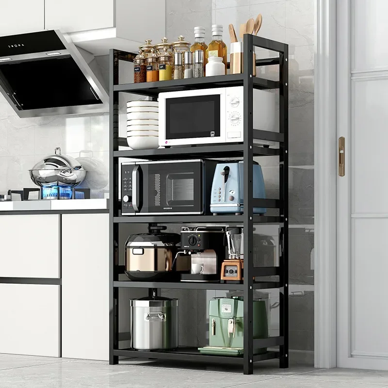 

Household Goods Floor Standing Storage Rack, Multi-layer Kitchen, Household Rack, Microwave Oven, Bowl And Dish Storage Rack