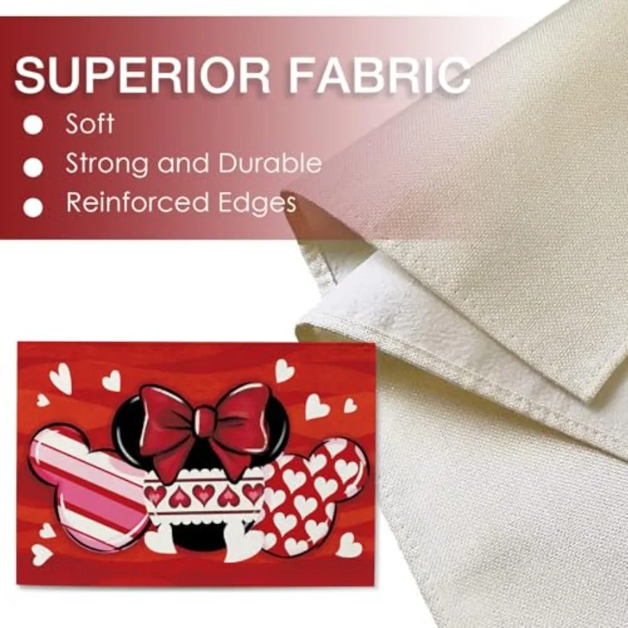 المفارش مجموعة من 4 أحمر أسود الحب قلوب المشارب البولكا نقطة القوس عطلة طاولة طعام مكان الحصير الذكرى الزفاف المطبخ ديكو