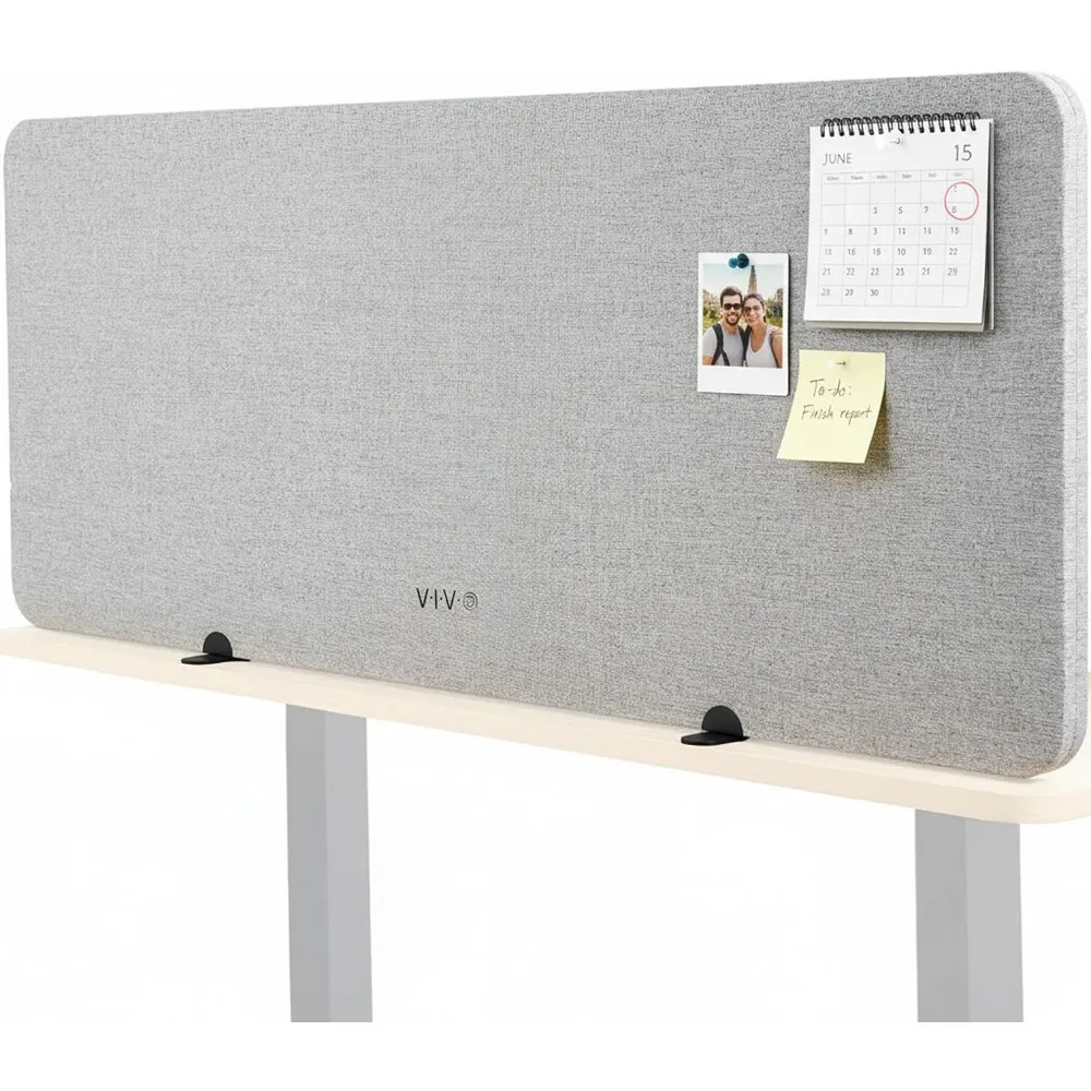 60 x 24 inch Privacy Panel, Sound Absorbing Desk Divider, Acoustic Partition