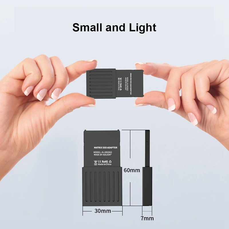 Boîte de conversion de disque dur M.2 de remplacement, série X, S, disque dur externe M2, 6 000 cartes