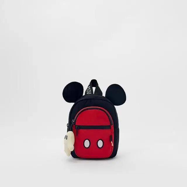 Mini-mochila infantil leve mickey mouse, mochila feminina bonita, leve, viagem ao ar livre, jardim de infância, moda, 2023