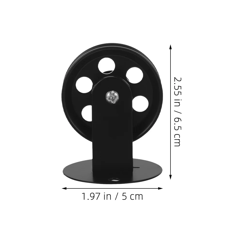 2 قطعة بكرات السقف خمر للمصابيح عجلات بكرة مضاءة قلادة غنيمة جبل رفع نظام السحب مصباح معلق الصناعية #3
