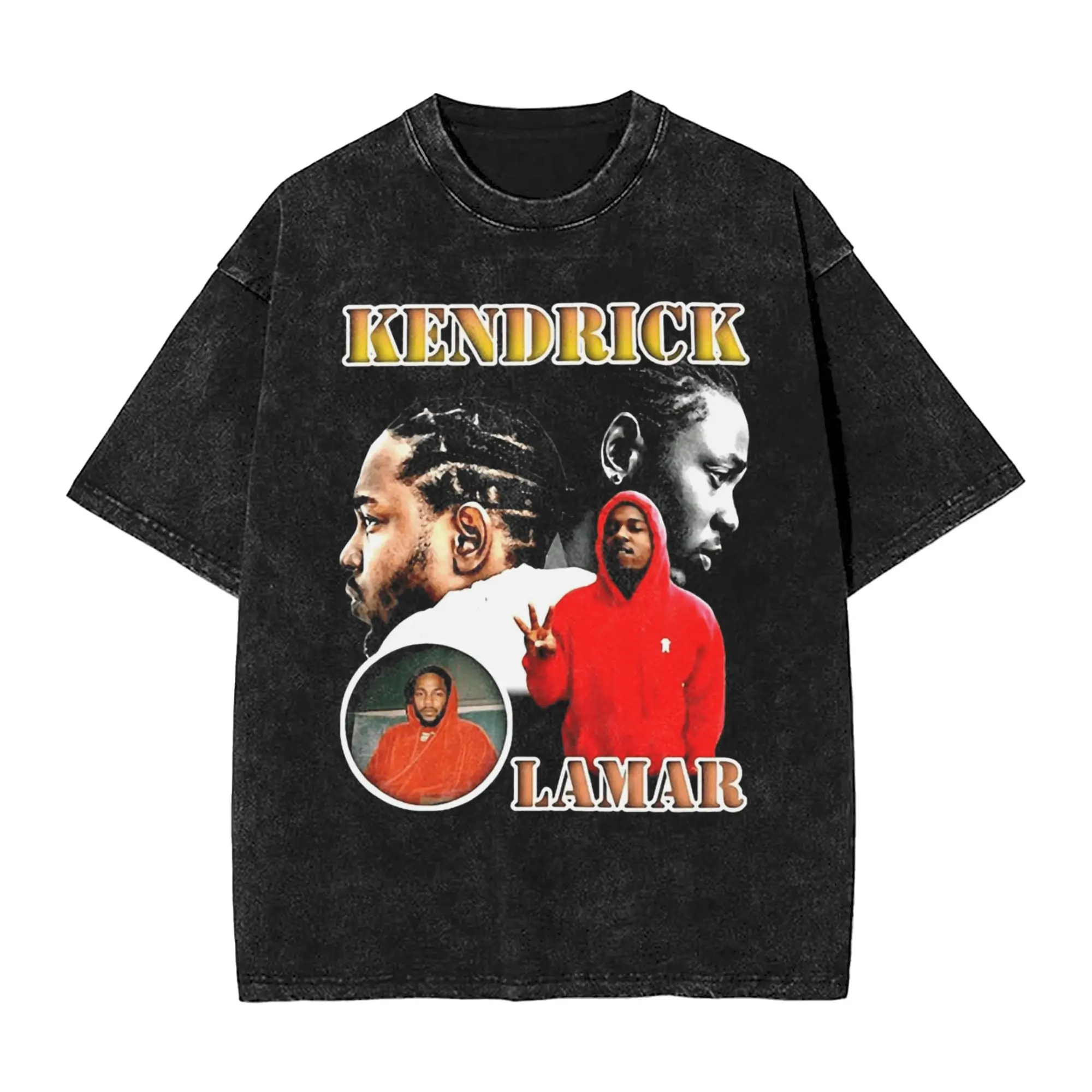 

Футболка Kendrick Lamar, модные футболки с коротким рукавом Y2K, забавная футболка, пляжная повседневная футболка большого размера с круглым вырезом
