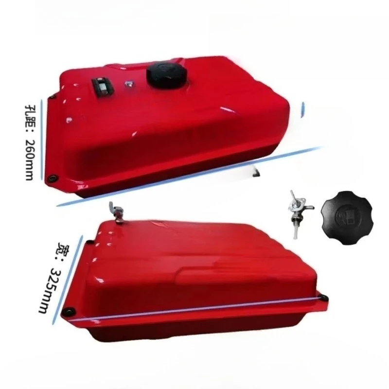 Electric vehicle range extender, generator, horizontal flat split fuel tank c