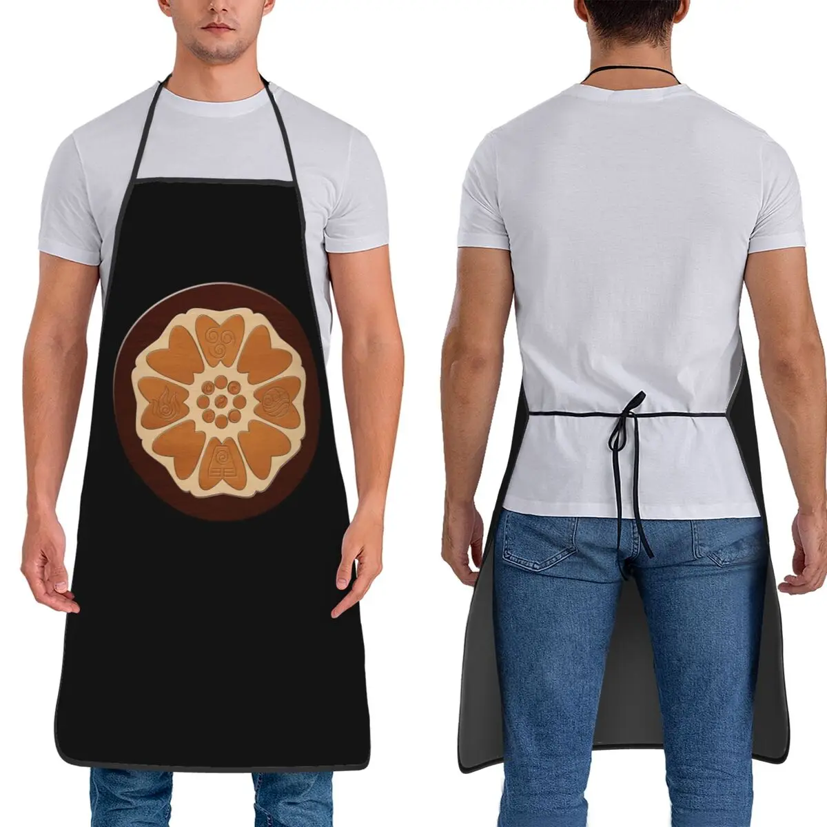 Order Of The White Lotus Apron Chef Cooking Tablier Waterproof Bib Kitchen Cleaning Pinafore for Women Men Painting