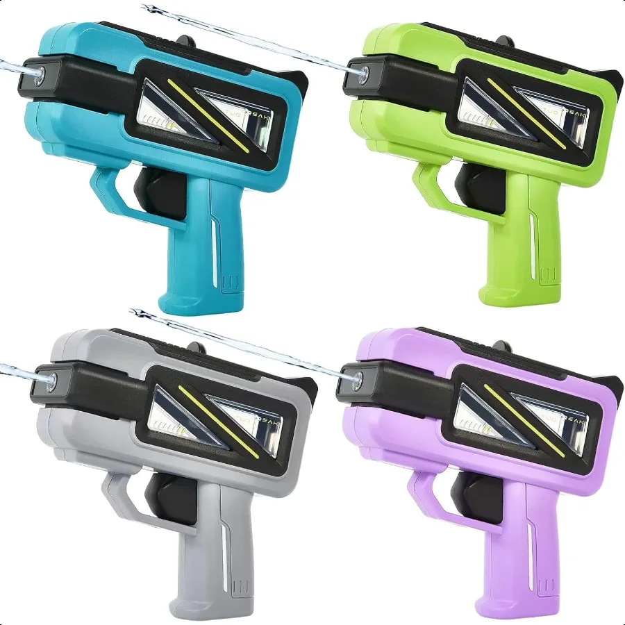 

4 упаковки водяных пистолетов для взрослых, 200 куб.см, водяной игрушечный пистолет для водяного бластера, большой датчик для бассейна, пляжа, Ou