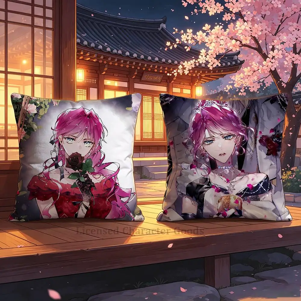 Villains Are D-Destined to Die 30x30 35x35 40x40 45x45 50x50 cm Fade Resistant Throw Pillow Cover Pet Friendly Patio Sofa Decor