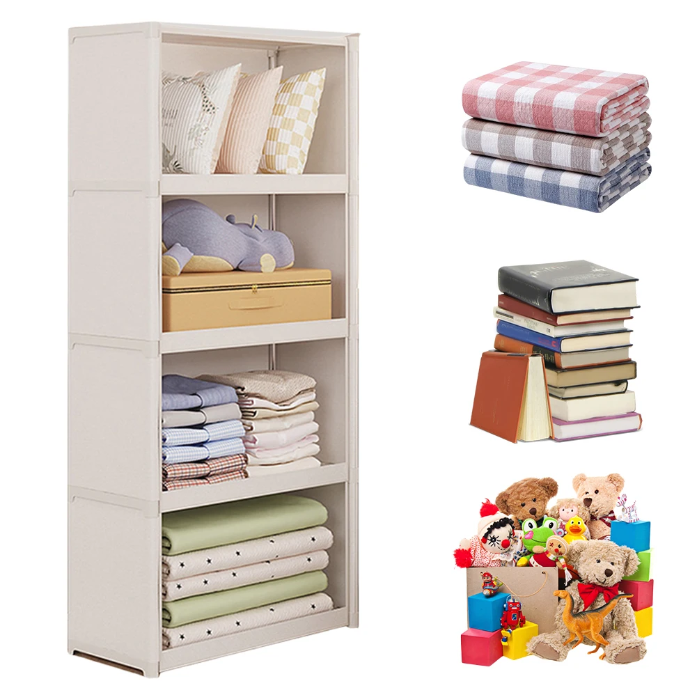 

Portable Closet Wardrobe with Lid Closet Organizer Dustproof Clothes Storage Organizer Clothes Organizer for Clothes