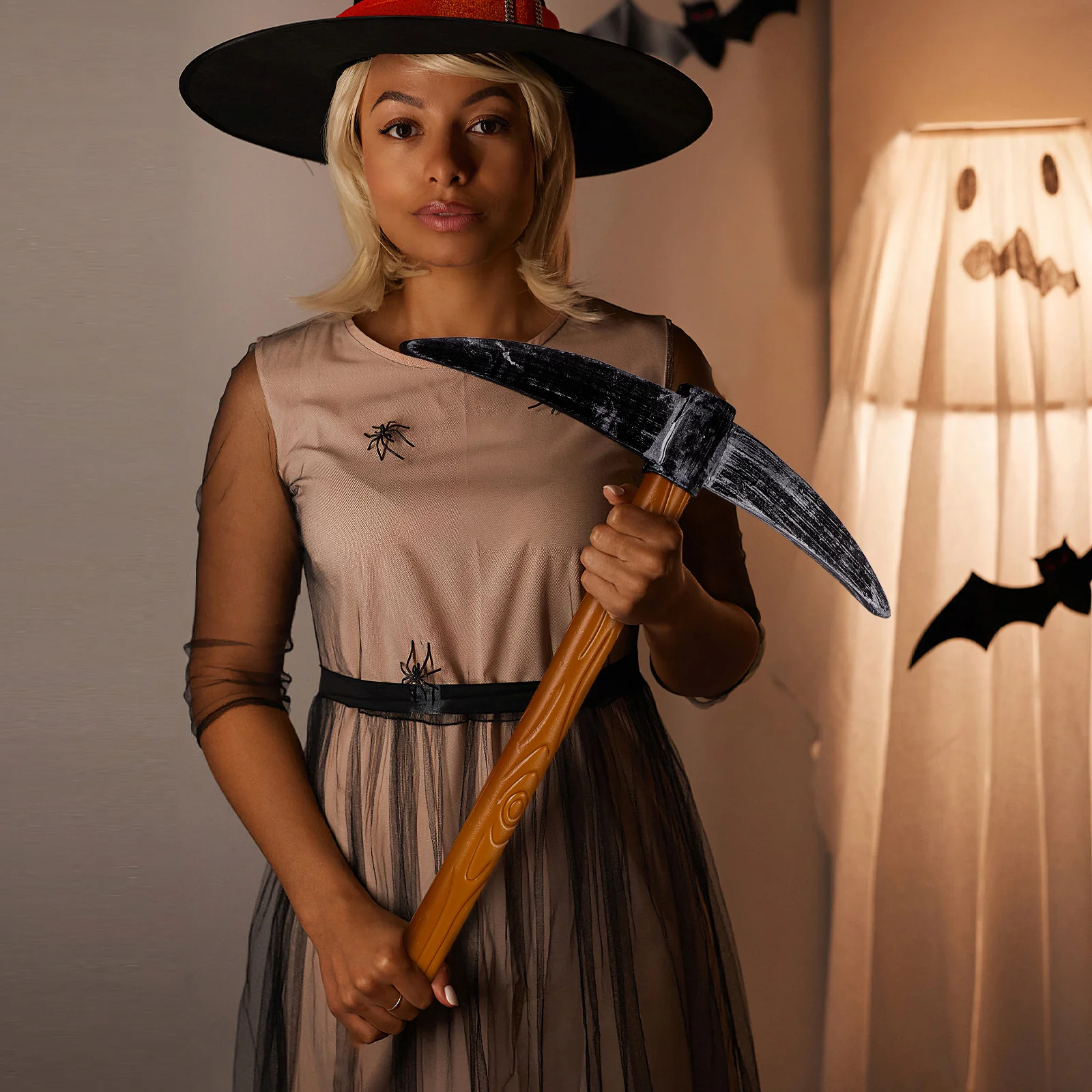 

3pcs Pickaxe Prop Fake Pickaxe For Party Decoration Festival Performance Scene Adornment Photography Accessories Costume Props