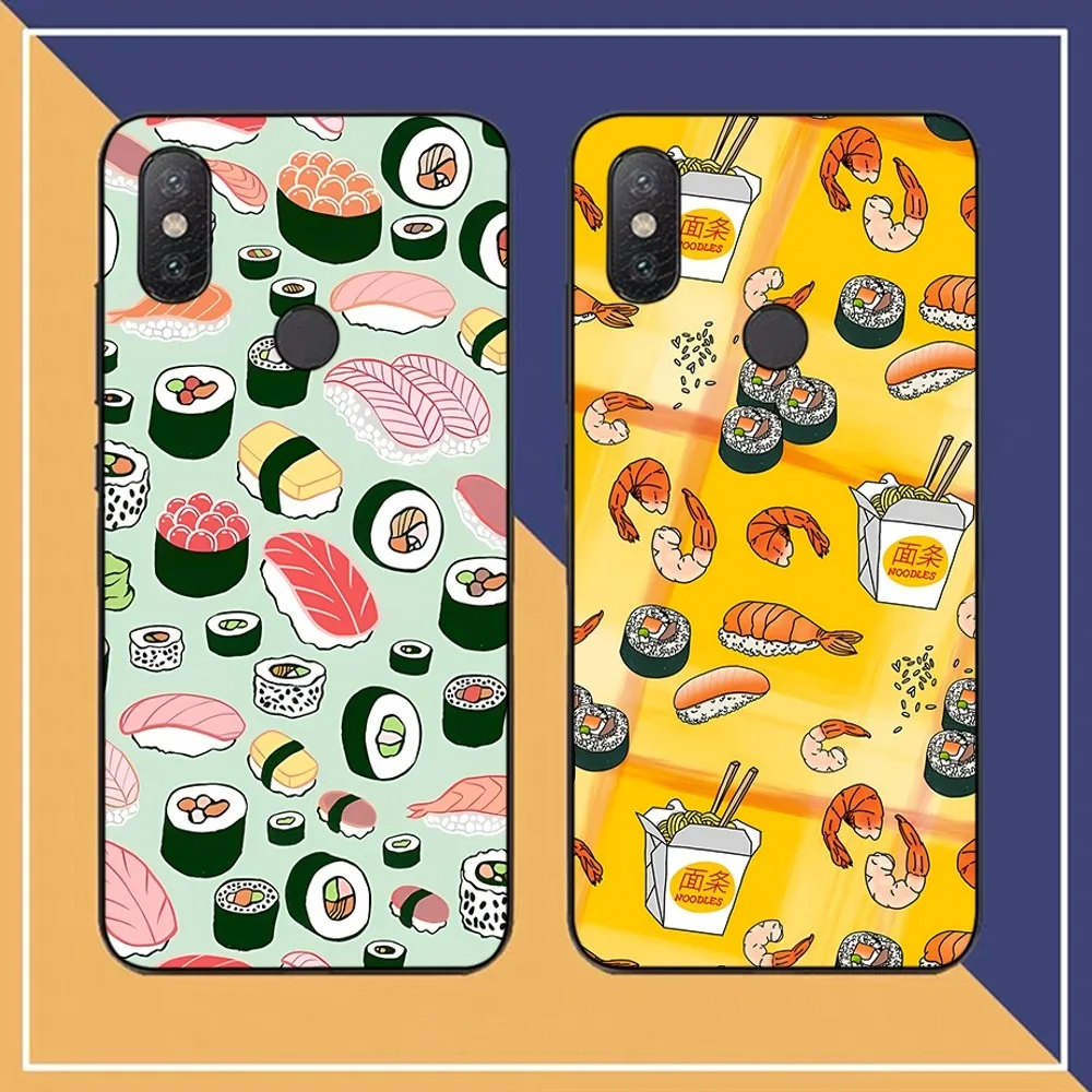 Food Sushi Phone Case For Samsung S 20 21 22 23 plus Ultra for Redmi Note 8 9 10 11 for Huawei Y 5 6 9