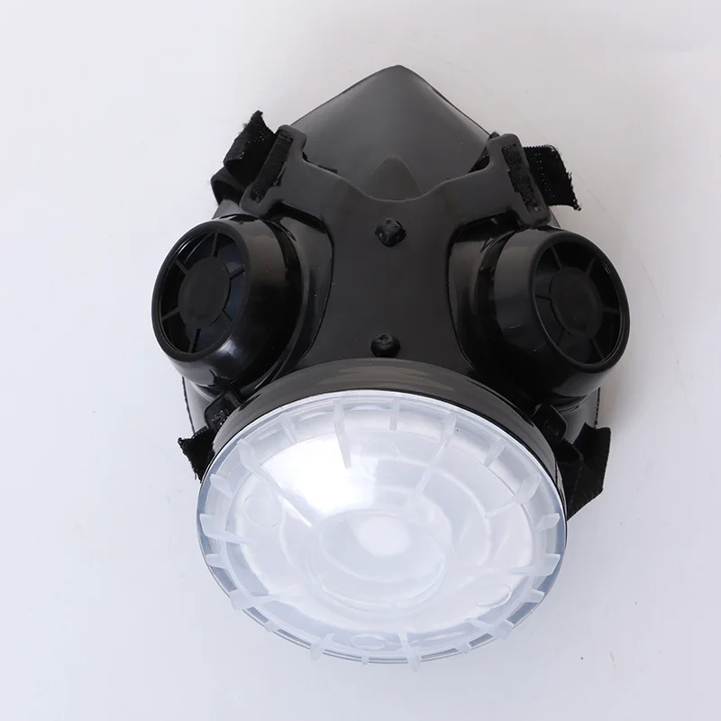 Black Half Face Dust Mask Respirator Cotton Filters Anti Pollen Industrial For Carpenter Polishing Daily Haze Breath Protection