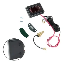 New Universal Digital Water Temperature Gauge Kits & Sensor Plug For Car Engin