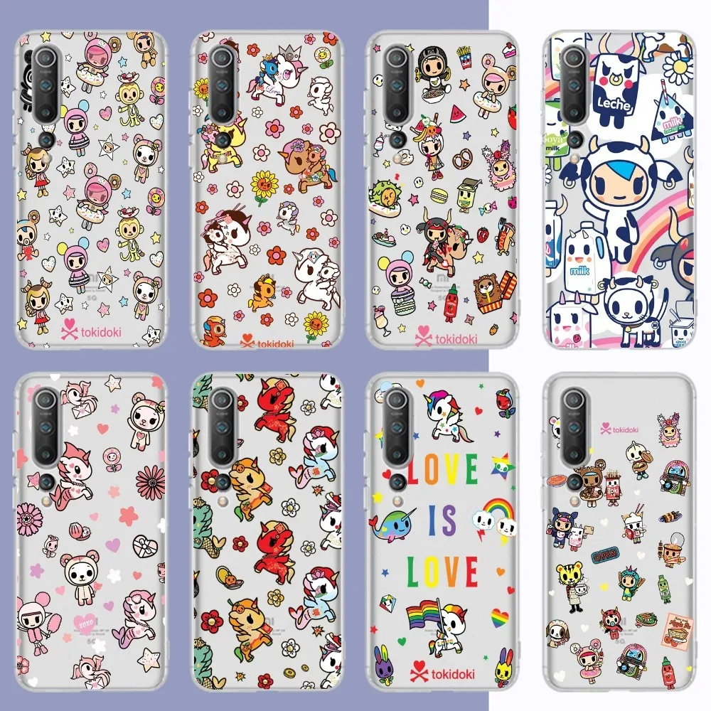 

Japan Tokidokis Unicorn Phone Case For Samsung S 20 21 22 23 for Redmi Note7 8 9 10 for Huawei P20 30 40 Clear Case