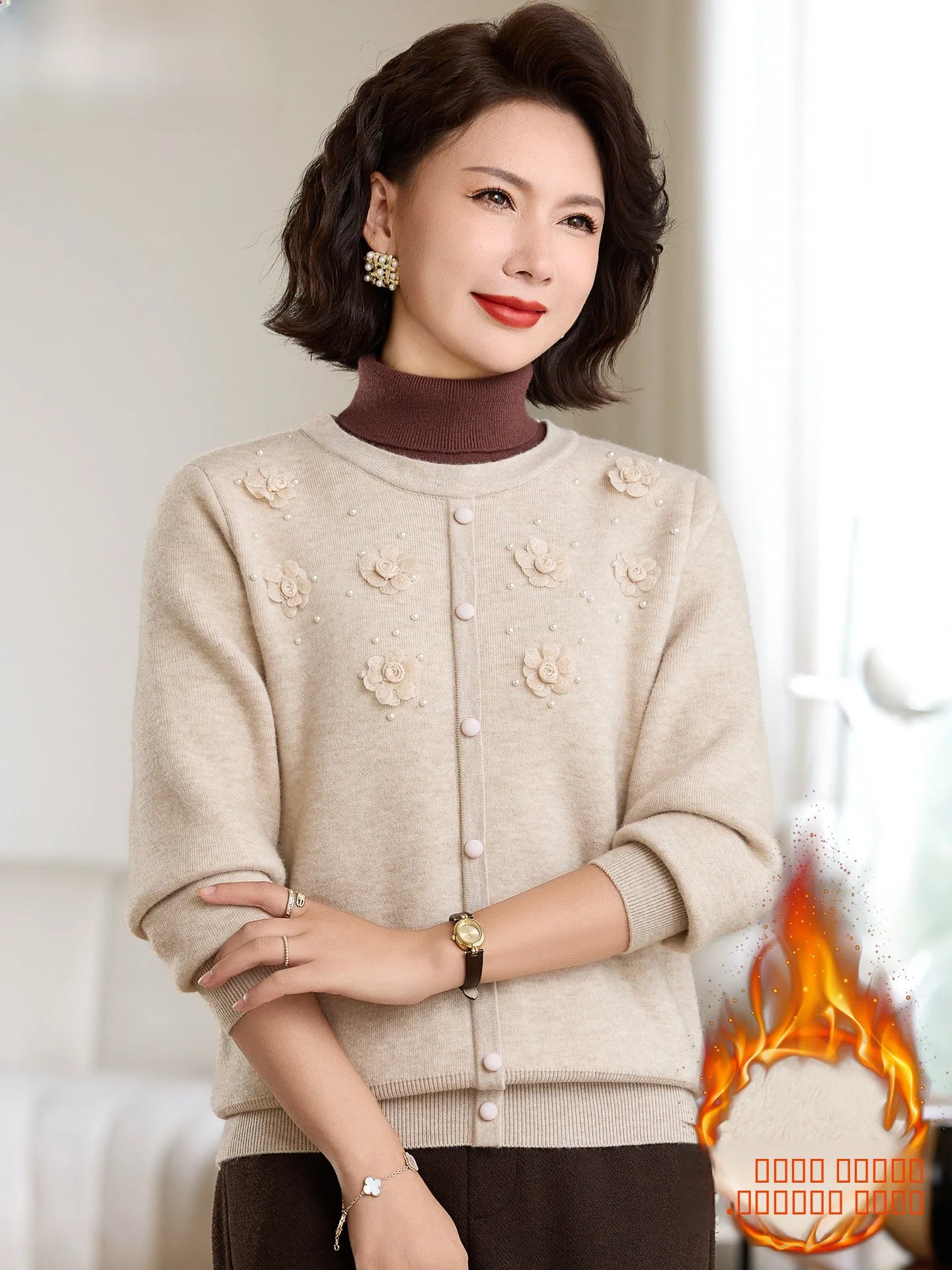 

Утепленный вязаный свитер для женщин: модный, теплый, с длинными рукавами и высоким воротником, пуловер для дам