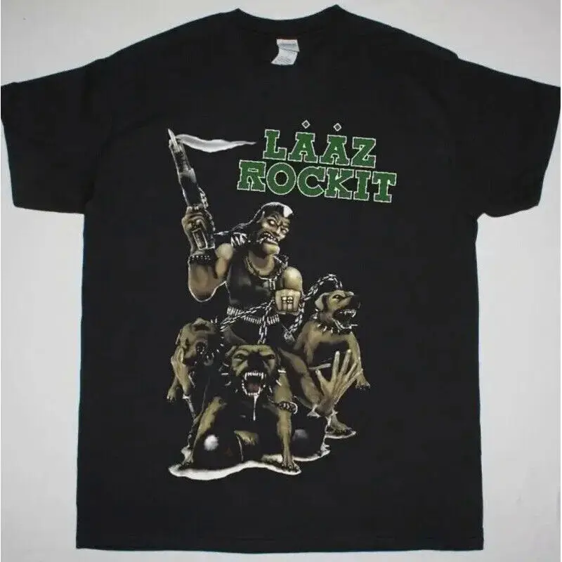 

LȦȦZ ROCKIT KNOW YOUR ENEMY TOUR NEW BLACK T-SHIRT