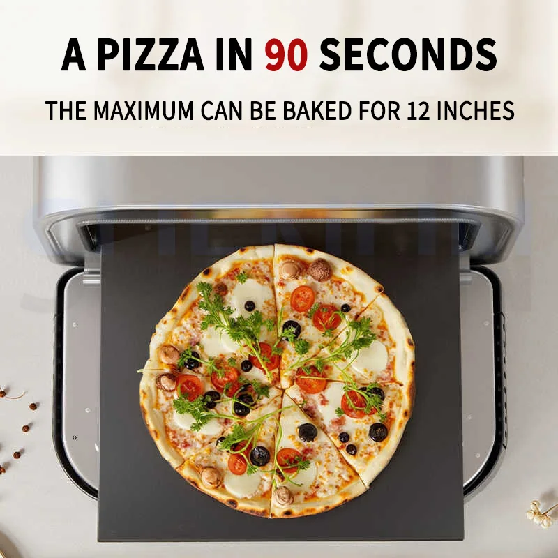 Horno para Pizza, horno para Pizza de alta temperatura, hornear Pizza, hornear pan, bollos para hornear, máquina para hornear multifuncional