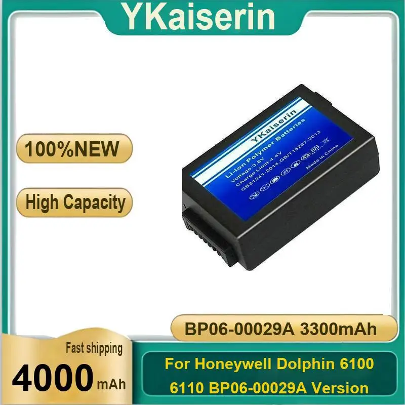 

Портативный аккумулятор для Honeywell Dolphin 6100 6110 BP06-00029A, версия, экологически чистый, 4000 мАч