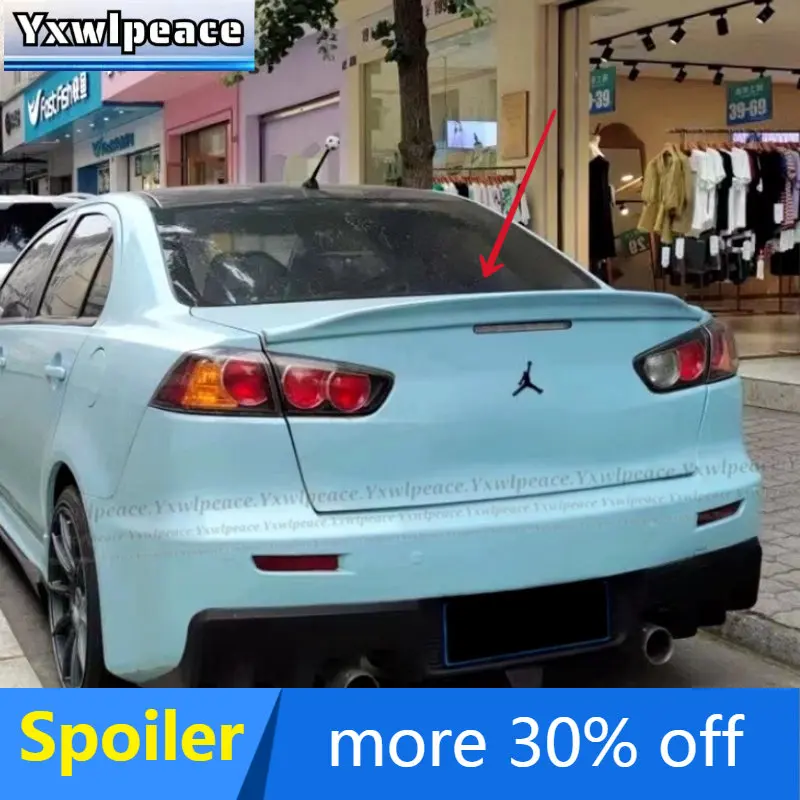 

For Mitsubishi Lancer EX Evo 2008 09 10 11 12 13 14 2015 Spoiler ABS Primer Color Rear Trunk Lip Spoiler Wing Car Accessories