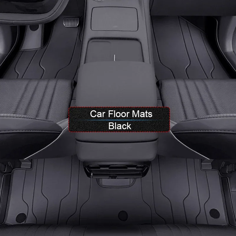 Luxury Custom Nappa Leather Anti-Slip Car Foot Protect Mat Auto Waterproof Floor Pad Accessory For GEELY EX5 2024-Present