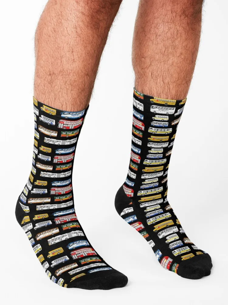 Buses - The Kids' Picture Show Socks gym funny sock cool winter Designer Man Socks Women's