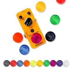 Original bagged Candy Color Electric Guitar Effect Pedal Cover Cap Footswitch Topper Plastic Bumpers For Guitar Effect Pedal