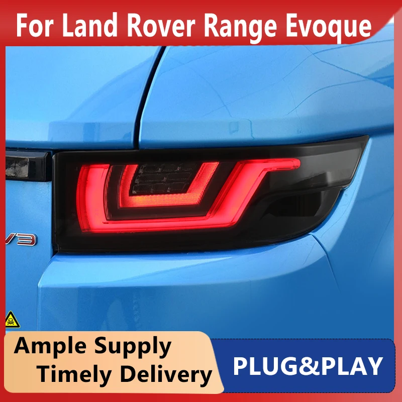 

2pcs Car Bumper Taillamp For Land Rover Range Evoque Taillight 2012~2018 LED Car Accessories Tail Lamp For Evoque Rear Light