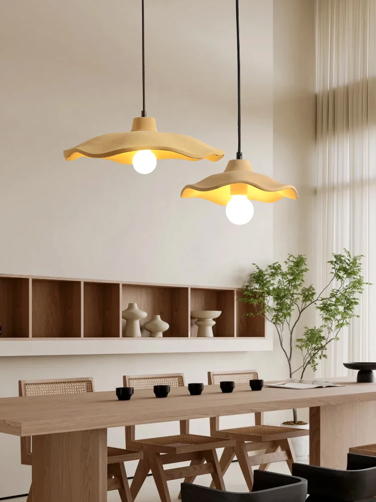 

Wabi wind chandelier retro creative Japanese bedroom bedside lamp new Chinese tea room zen designer restaurant chandelier