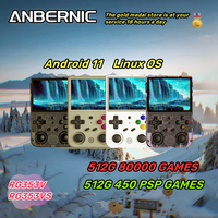 ANBERNIC RG353V Official Store Handheld Portable Video Game Consoles 3.5 INCH Android 11 Linux OS 5G Retro Player 512G PSP Gift