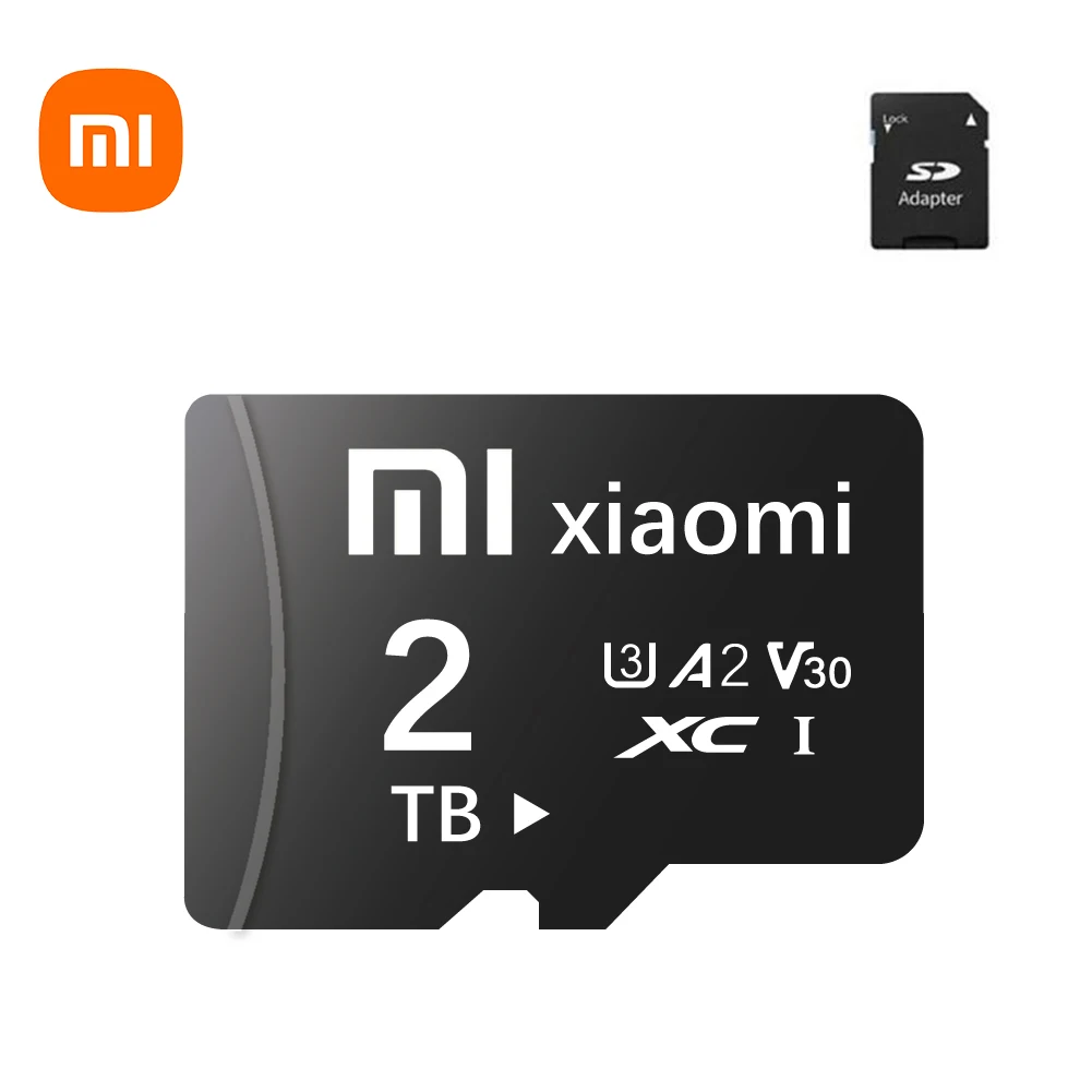 Xiaomi U3 A1 V30 klasa 10 mikrokarta 128GB 64GB 256GB 512GB szybka karta pamięci karta SD TF z adapterem do przełącznika Nintendo