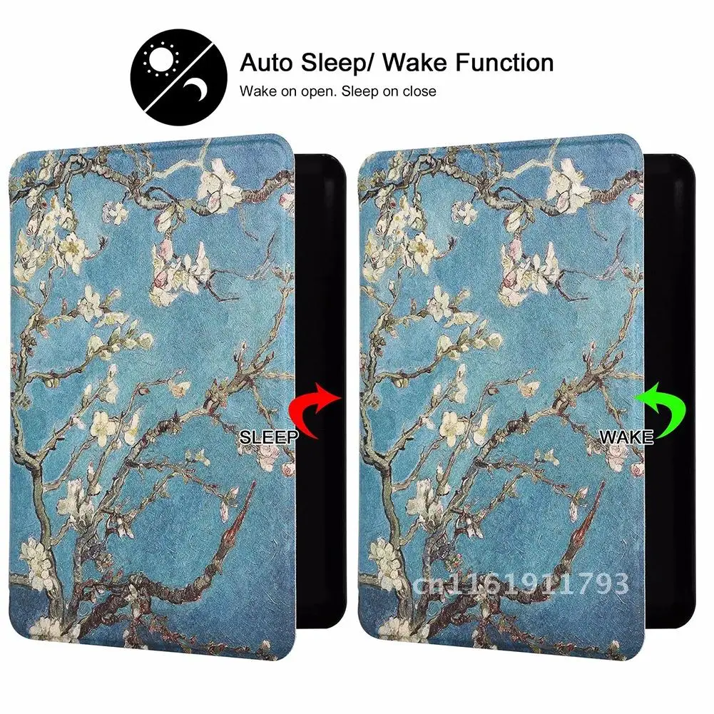 Waterproof Painted Matte Protective Case Skin for Amazon New Kindle 2019 J9G29R Gen 10 E-book Reader Cover Shell