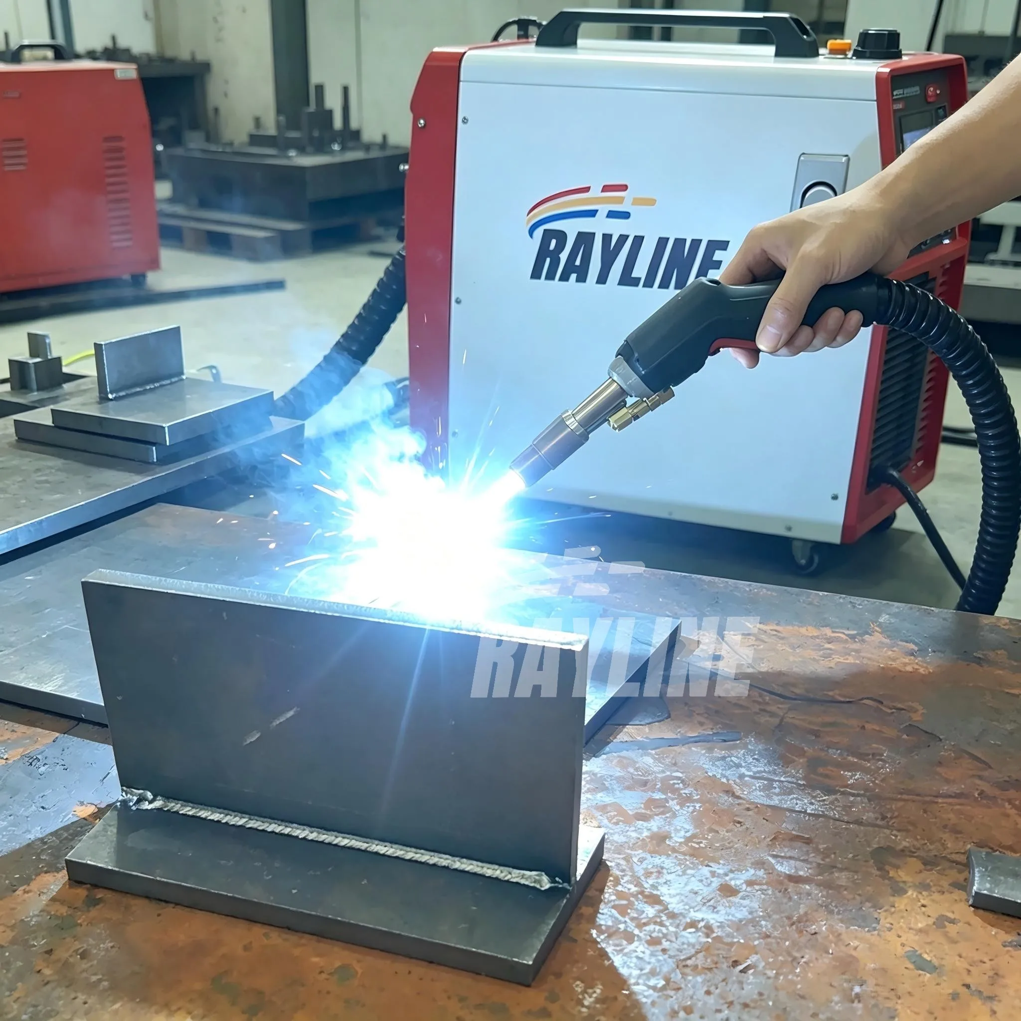 2026 Outdoor Work Mini Portable Handheld 1500W Multifunction Laser Welder for Sheet Metal Workshop and DIY Metal Fabrication