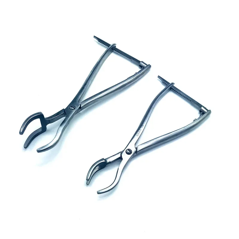 

Orthopedics Three-claw Reset Forceps Bone Clamp Veterinary Instruments