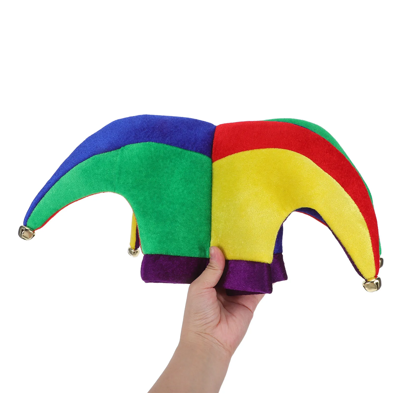 Chapéu de Palhaço de Carnaval com Design Divertido de Circo, Cores Vibrantes, Material Confortável e Respirável para Homens, Mulheres e Crianças em Festas de Carnaval