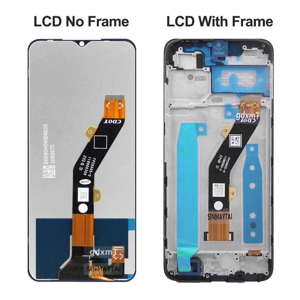 For Infinix Smart 7 6.6\'\'For Smart 7 HD X6515 X6516 LCD Display Touch Screen Digitizer Assembly Replacement