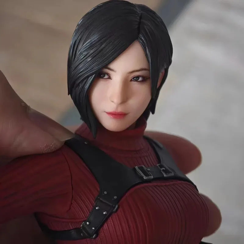 New Hot Resident Evil Ada Wong 1/6 Scale Anime Can Move Pvc Figure - Red Dress Ver. 25cm/9.84inch Collectible Statue Model Toy