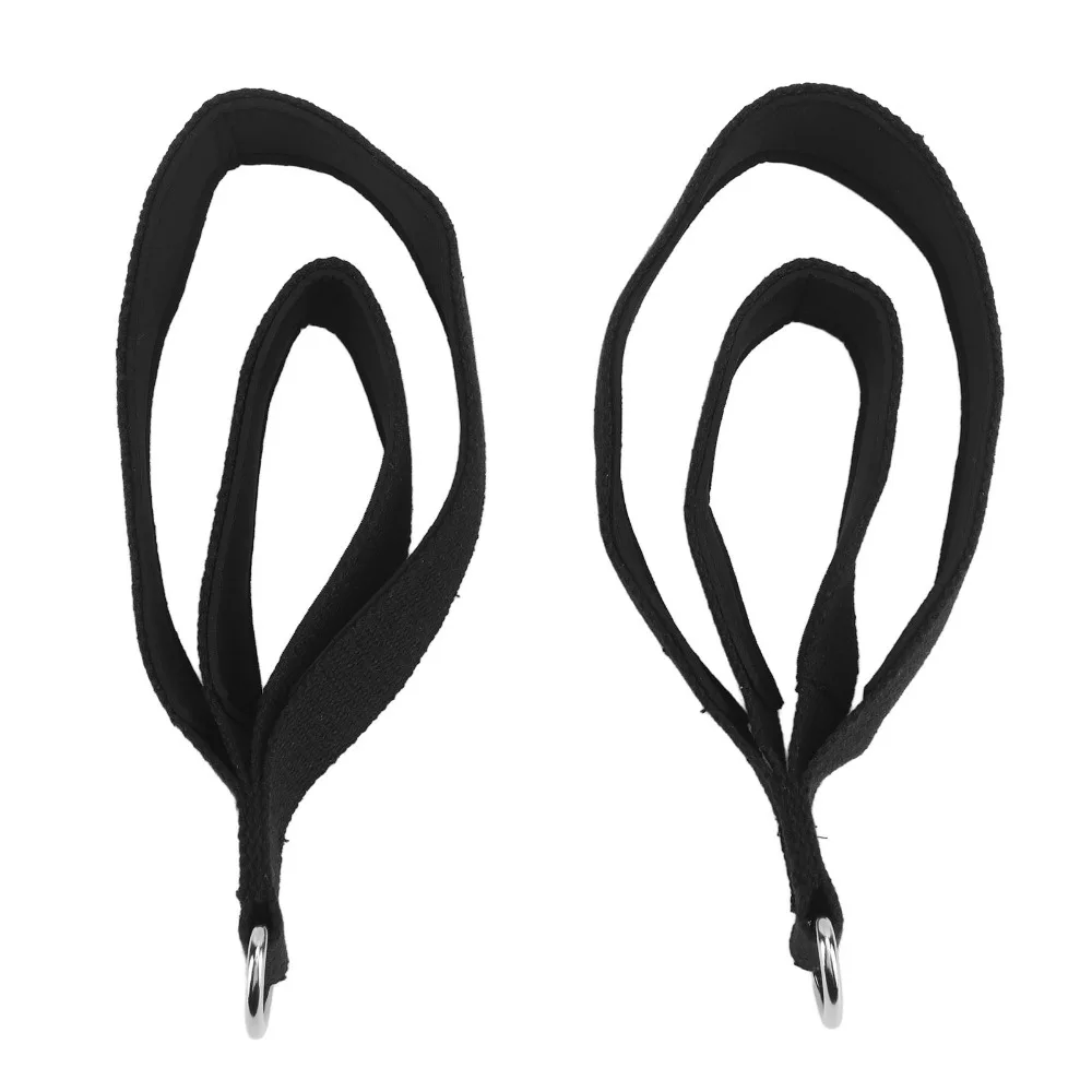 2PCS Comfortable Anti Slip Pilates Double Loop Straps Soft Padded D-Ring Pilates Straps Fitness Exercise Straps Yoga Exercise