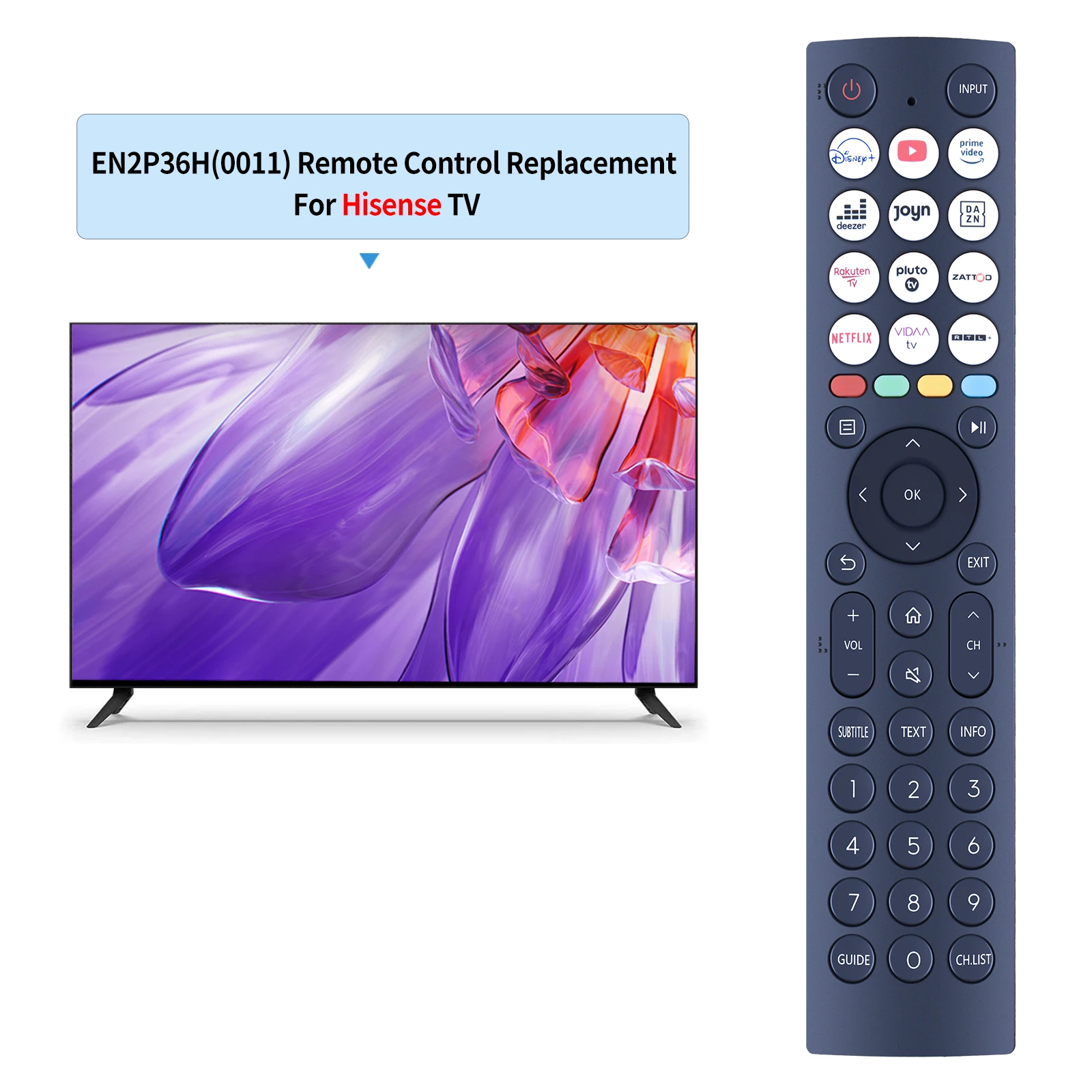 Remote control EN2P36H（0011）for Hisense TV