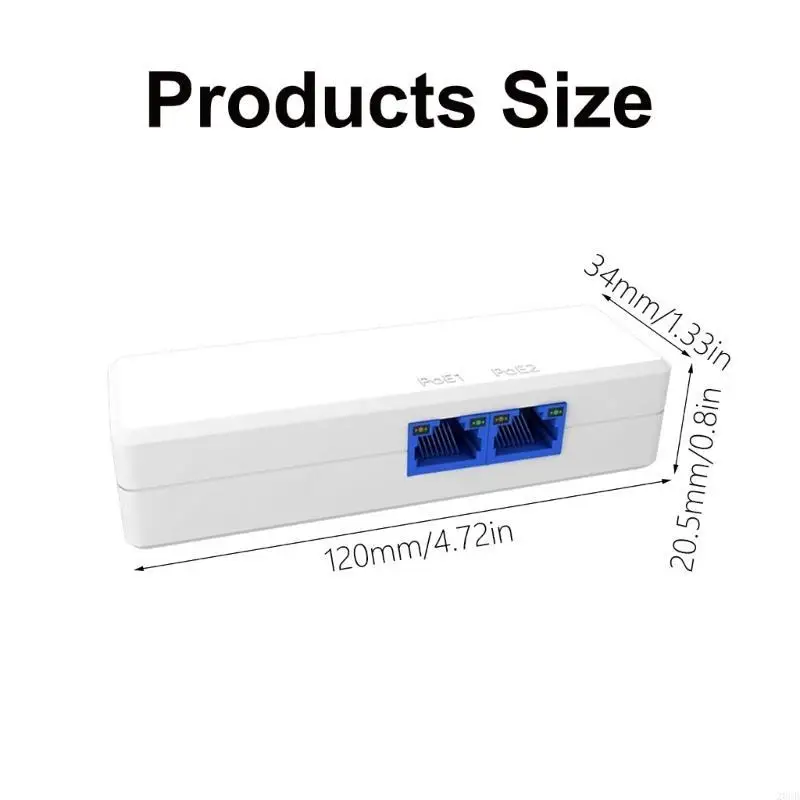 20cb Waterproof RJ45Cupler Poe Splitters Rozszerzenie sieci do nadzoru domu