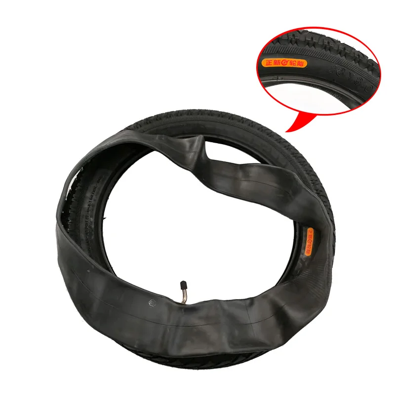 CST18*3.0 Outer Tyre Inner Tube 18x3.0 Off-road Tire 76-355 Tube for 18 Inch Electric Vehicle Electric Tricycle Wheel