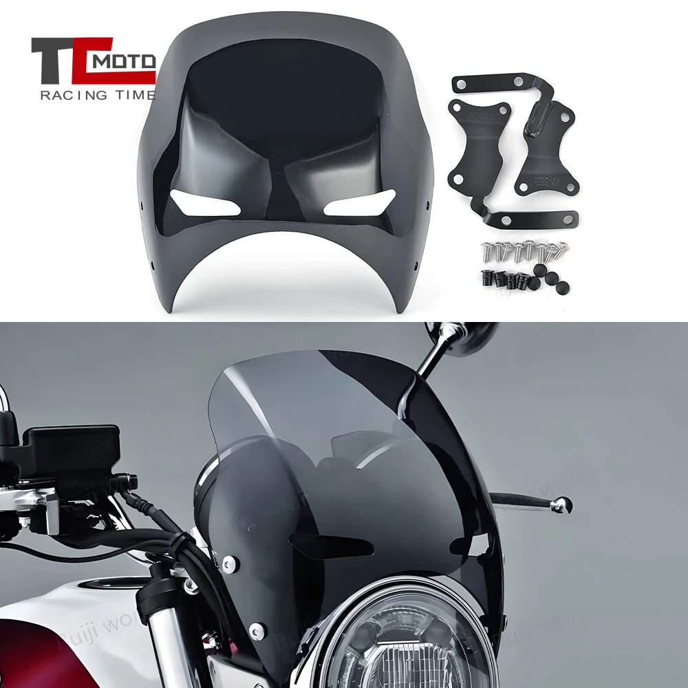 

Windshield WindScreen fit for Honda CB400SF CB400 SUPER FOUR CB 400 19-22 CB1300 SUPER FOUR 25 Headlight Fairing Wind Deflector